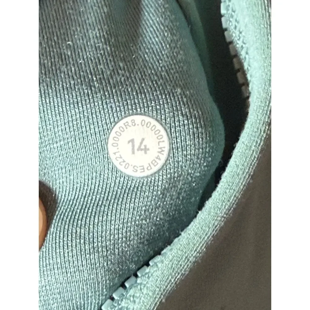 Lululemon Women's Tidewater Teal Hooded Define Jacket - Size 14